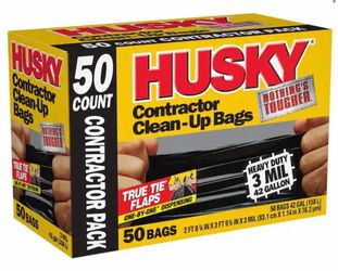 Husky 42 Gal. Contractor Bags (50-Count)