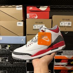 Jordan 3 Retro Fire Red
