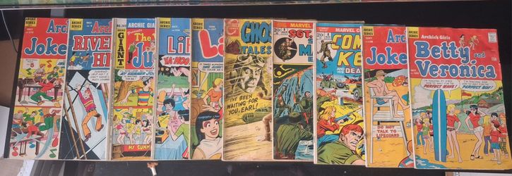 Vintage Comic Book Lot – Archie, Marvel & More