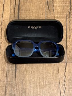 Coach New York Blue Sunglasses with Case