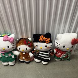 Hello Kitty Christmas & Halloween Greeters