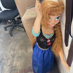 My Size Anna From Frozen. Missing Her Shoes