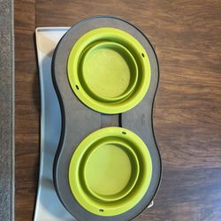 Dog Food Bowl and mat