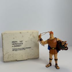 Disney Hercules Christmas Ornament with Box – Rare Vintage Collectible