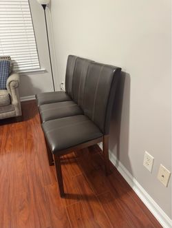 6 Leather Dining Chairs