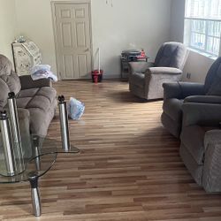 Recliner And Sofa Set 