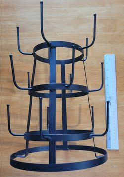 Black 3-tier rack