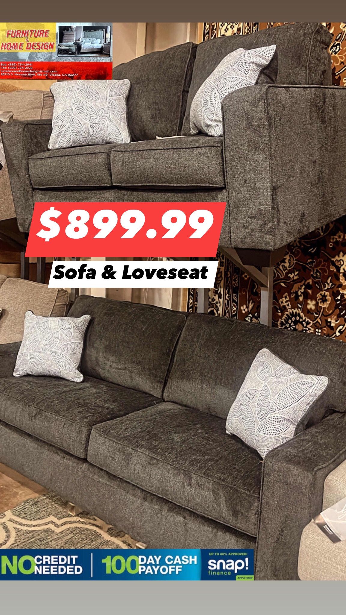 2pcs Sofa Set