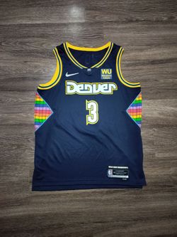 Authentic Nike Denver Nuggets Jersey Bones Hyland #3 City Edition 75th Anniversary Size 48 L