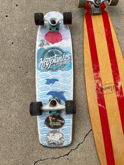 Two vintage skateboards