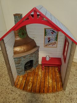Retired American Girl Log Cabin