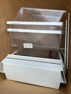 12+ fridge shelves and drawers from old GE Profile