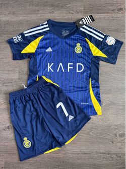 Kids New Jersey set size 22 Soccer Ronaldo camiseta playera fútbol