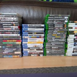 Game Cases (No Games Or Manuals)