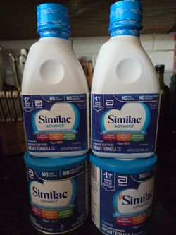 SIMILAC ADVANCE Blue Can Baby Formula Bundle