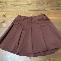 Cute Brown Dress Skirt xs Woman