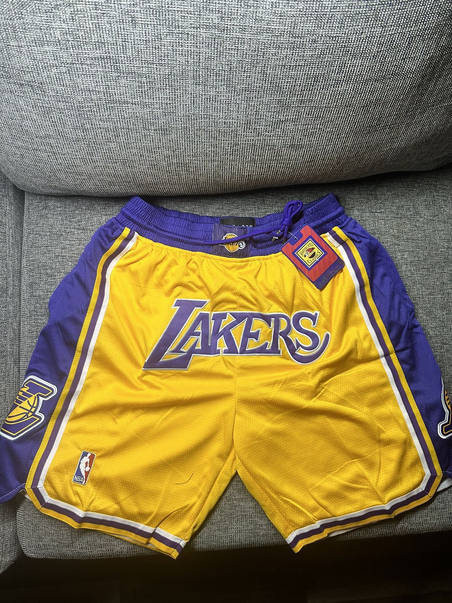 Just Don Lakers Shorts Size  Large