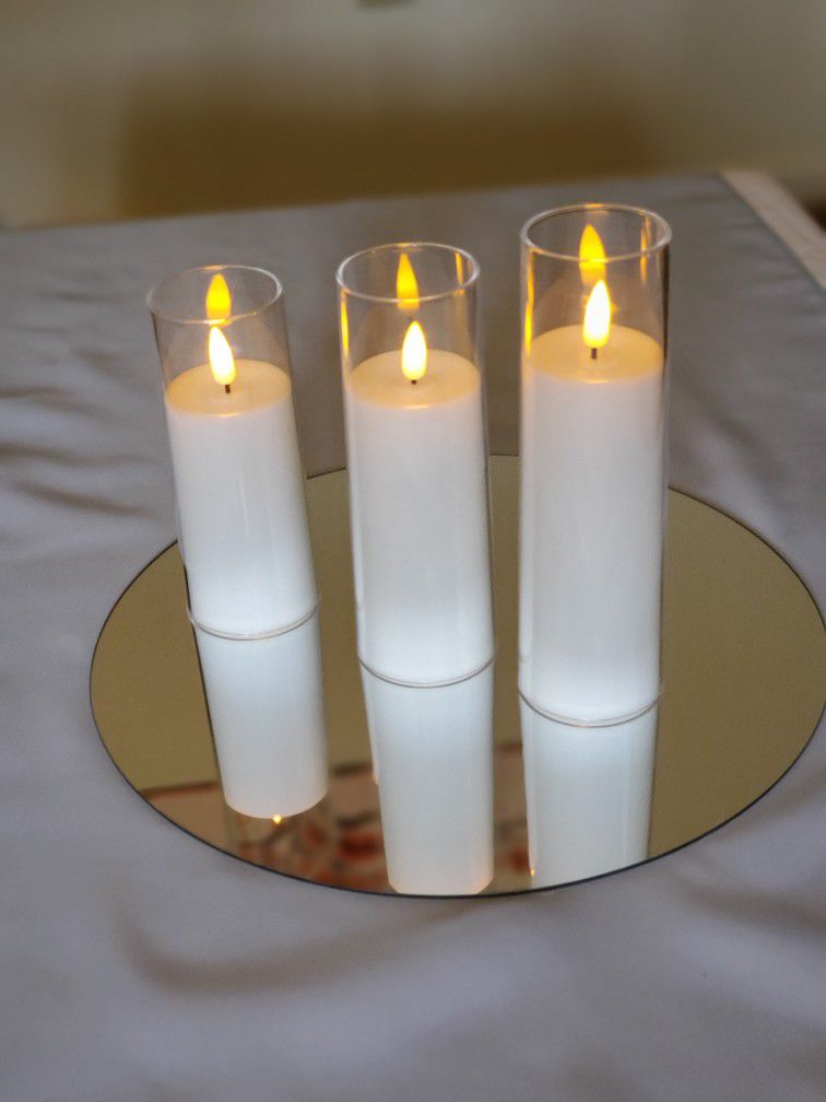 Battery Powered Candles (White)
