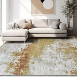 8/10 Modern Abstract Rug 