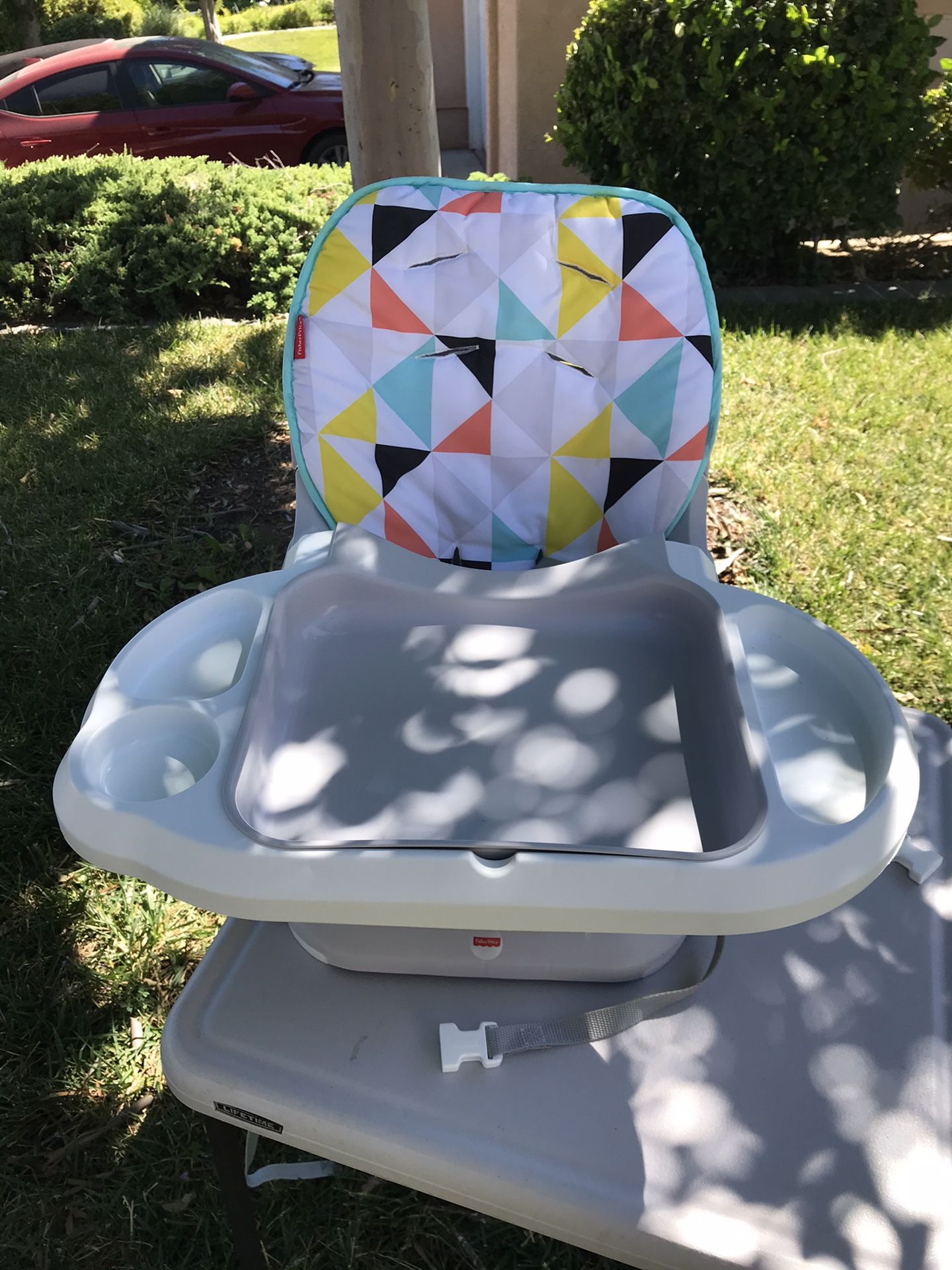 Fisher price space saver high chair