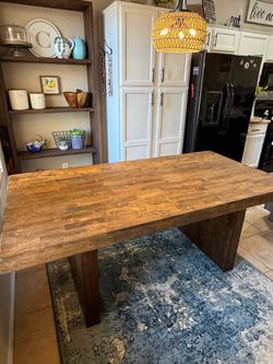 Rustic Farmhouse Dining Table wood