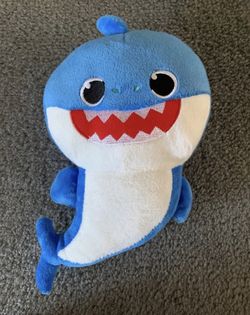 Baby Shark Plush Singing LED Light Plush Toys Music Doll English Song Toy Gift