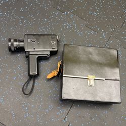 Super 8 Camera And Case