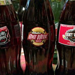 Coca-Cola Daytona bikers week bottles