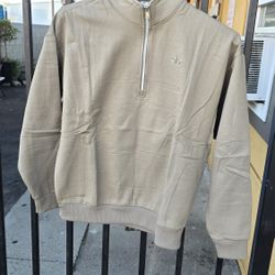 Alo Tan Crew Neck 1/2 Zip