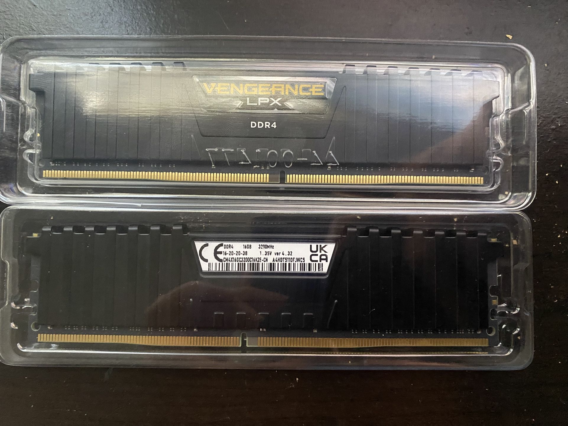 Corsair Vengeance LPX 32GB (2x16GB) DDR4 3200MHz C16 Desktop RAM - Black