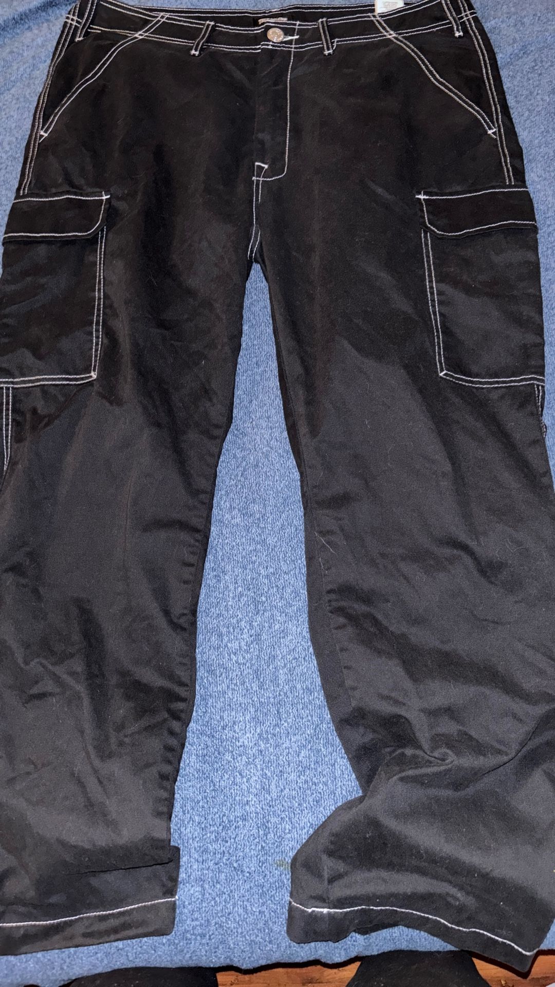 True Religion, Black And White, Size 36