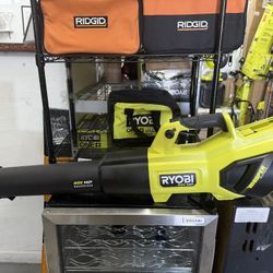 RYOBI 40V HP Brushless 190 MPH 730 CFM Cordless Battery Jet Fan Leaf Blower (Tool Only)