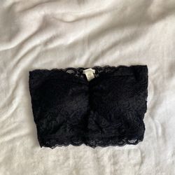 Black Lace Tube Top