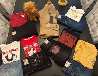 Kids 7,6,5,4 True Religion outfit sets