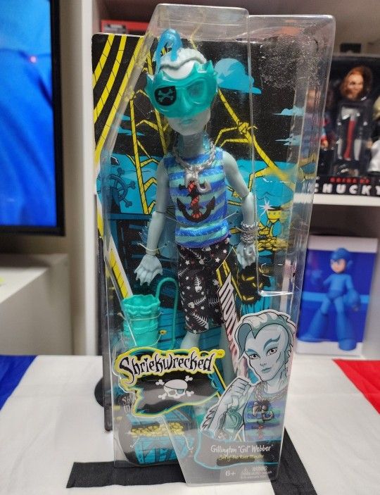 Monster High Shriekwrecked Shriek Wrecked Mates Gillington Gil Webber Doll