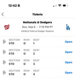 Washington vs Dodgers - September 6, 2016 Tickets -  The Catch Bobblehead