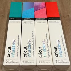 Cricut Infusible Ink Transfer Sheets Lot of 4 NIB Sealed
