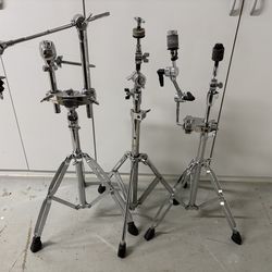 3 Cymbal Stands DW, Gibraltar, Mapex, Tama