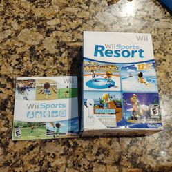 Wii sports and Wii sports resort