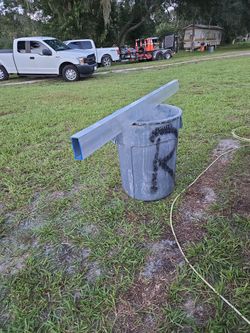 8 Pieces  Aluminum  Tube 2" X 5" X 1/4" Thick  6' 6 Inch Long