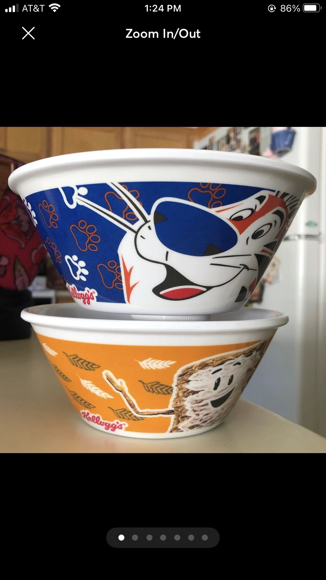 Kelloggs Glow-in-the-Dark Cereal Bowls, Set Of 2