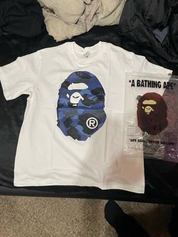 BAPE BLUE CAMO APE HEAD T-SHIRT – BRAND NEW �
