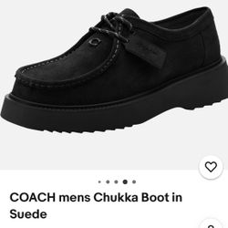 COACH men’s Chukka Boot