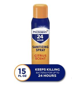 2 Microban Sanitizing 24 hour disinfectant spray-$25