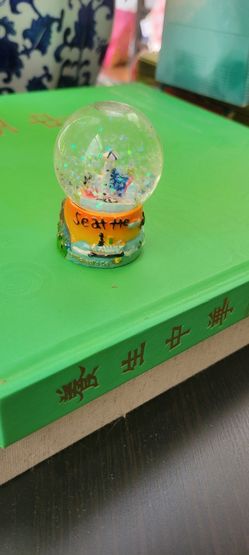 Mini Seattle Snow Globe