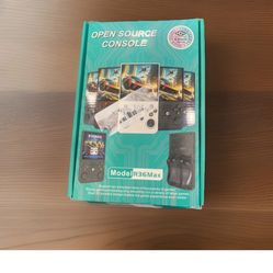 R36Max Retro Handheld Game Console 4" IPS Screen Open Source 20000+ Games NEW