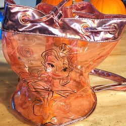 Princess clear pink bag
