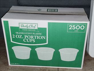 Daily chef food service cups