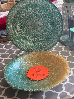 Decorative Glass Bowls (2)