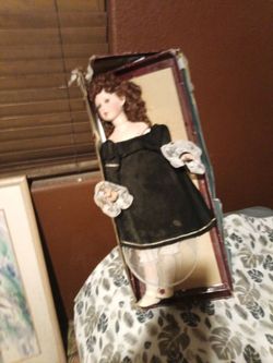 Big antique porcelain doll for sale